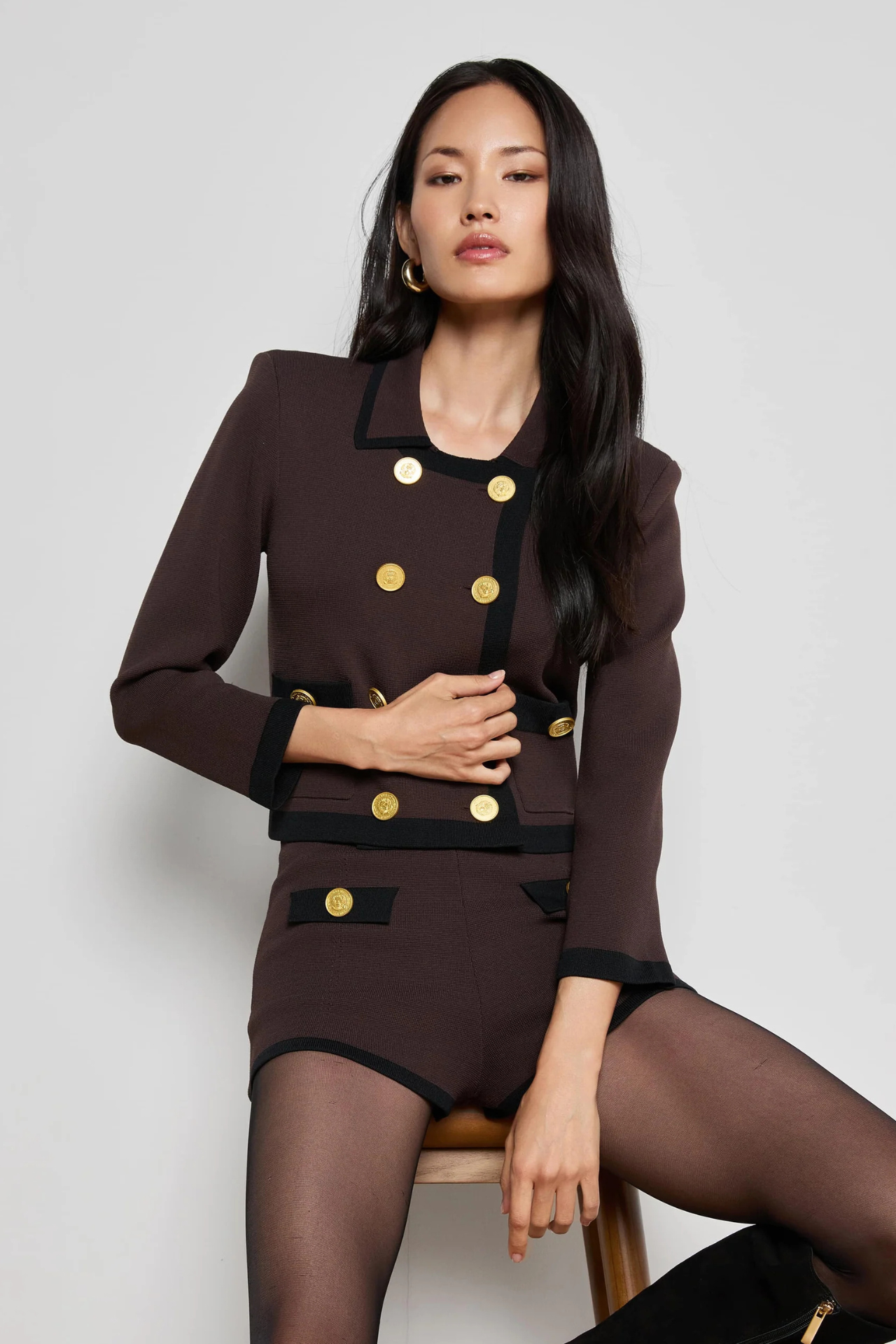 Lumi Trim Knit Micro Short