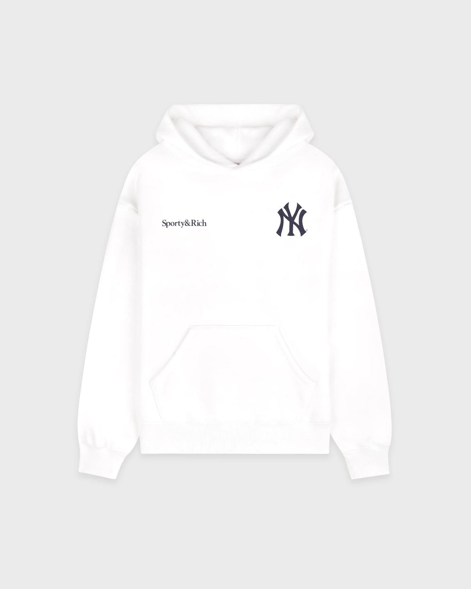 Sporty &amp; Rich Yankees Curve Hoodie White