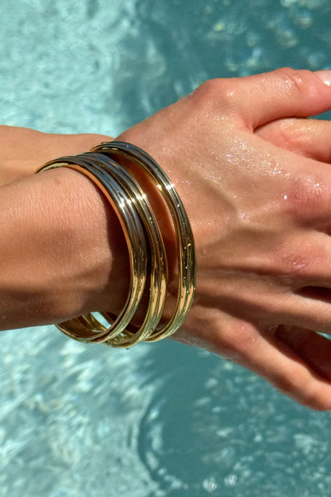 Mallorca Gold Bangles Set