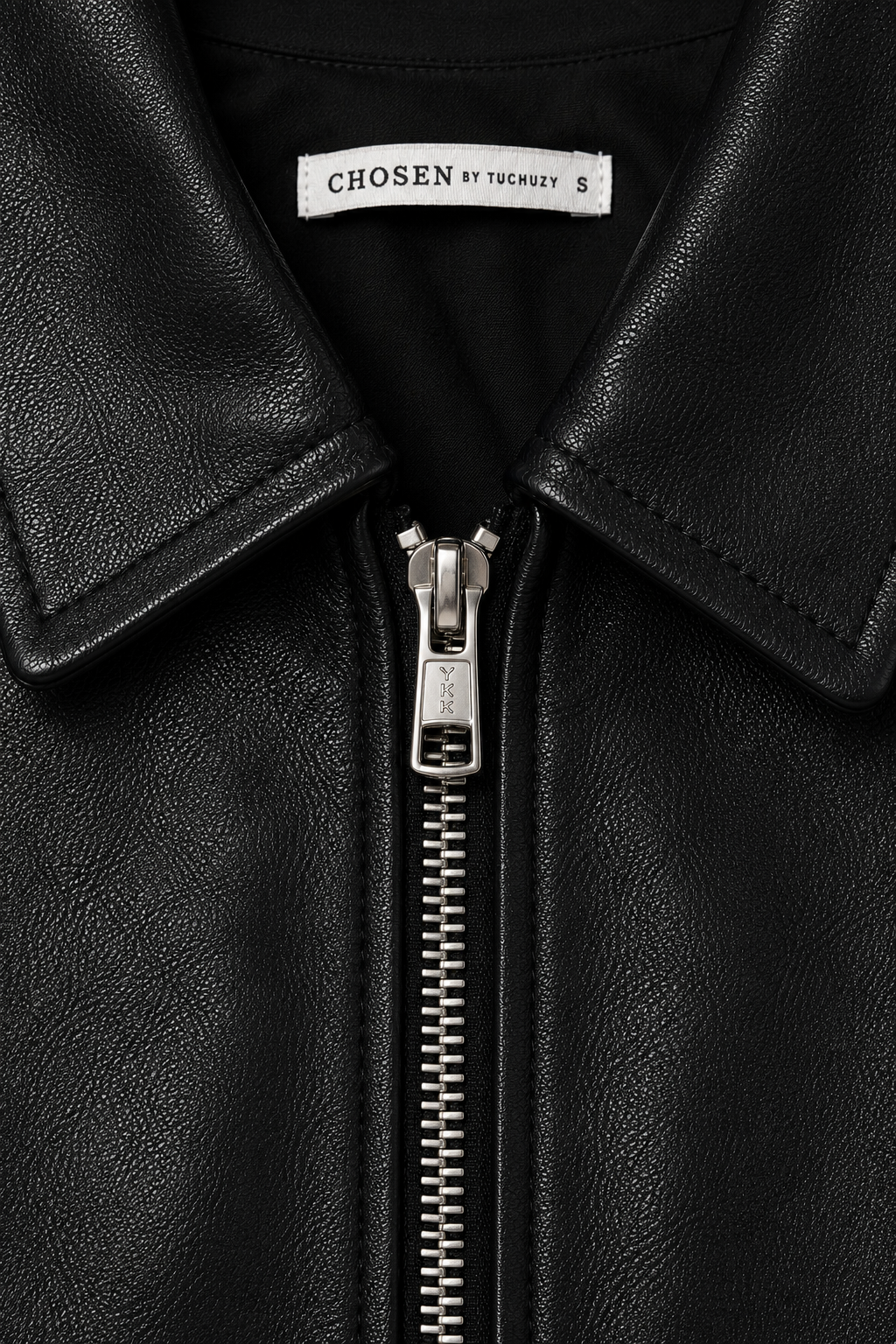 Chosen By Tuchuzy Sophia Vegan Leather Jacket Black
