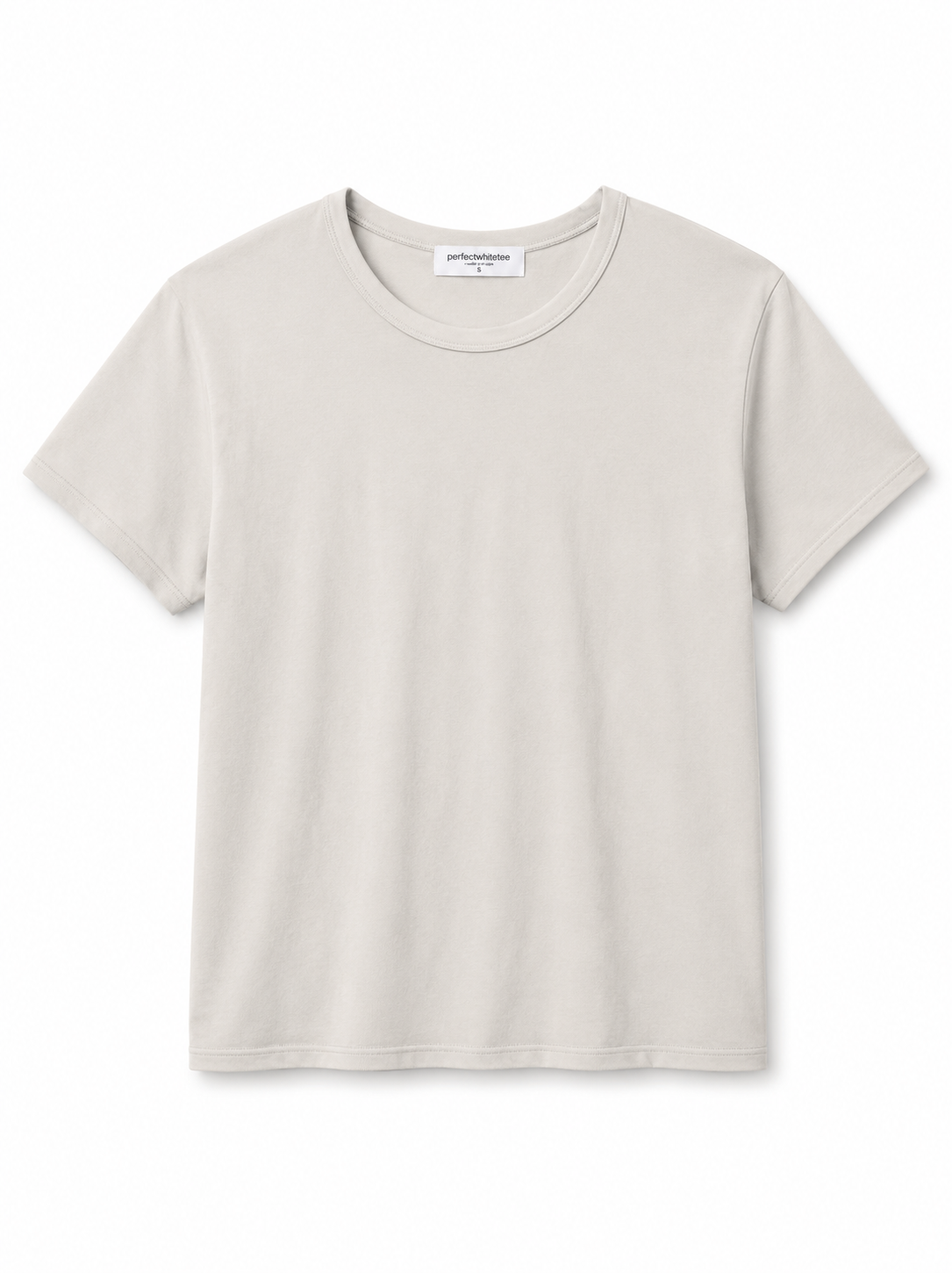 Perfect White Tee Lisa Recycle Cotton Slim Crew Tee