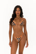 Fae Swim Lumi Bikini Top in Savanna – front