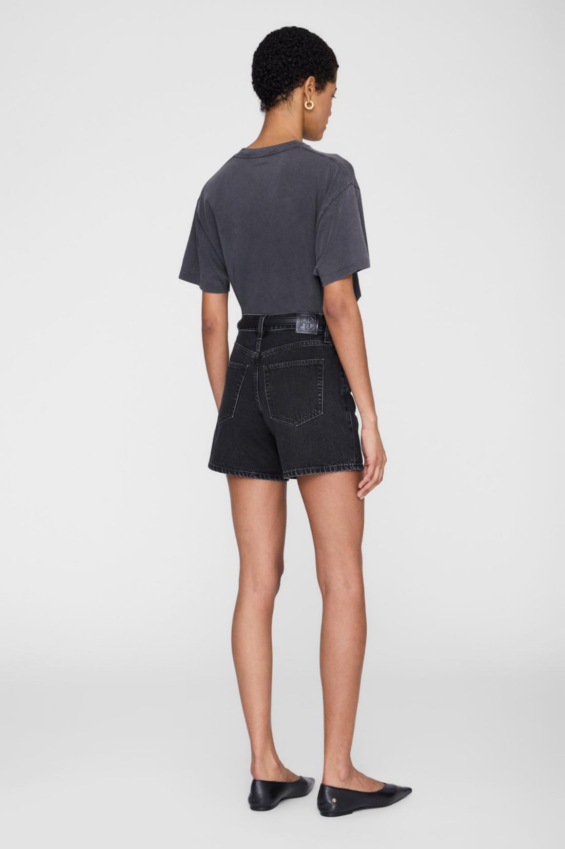 Cade Tee Palms Washed Grey