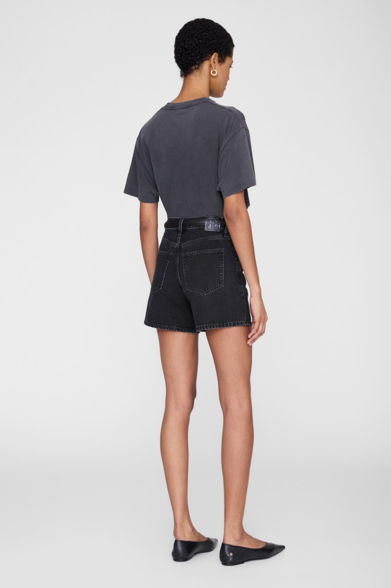 Cade Tee Palms Washed Grey