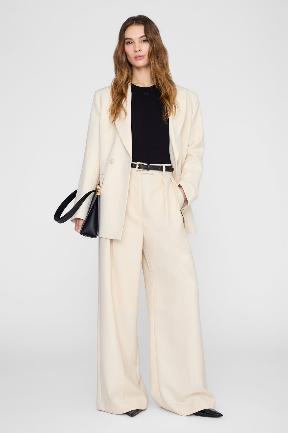 Anine Bing Cole Tank Black