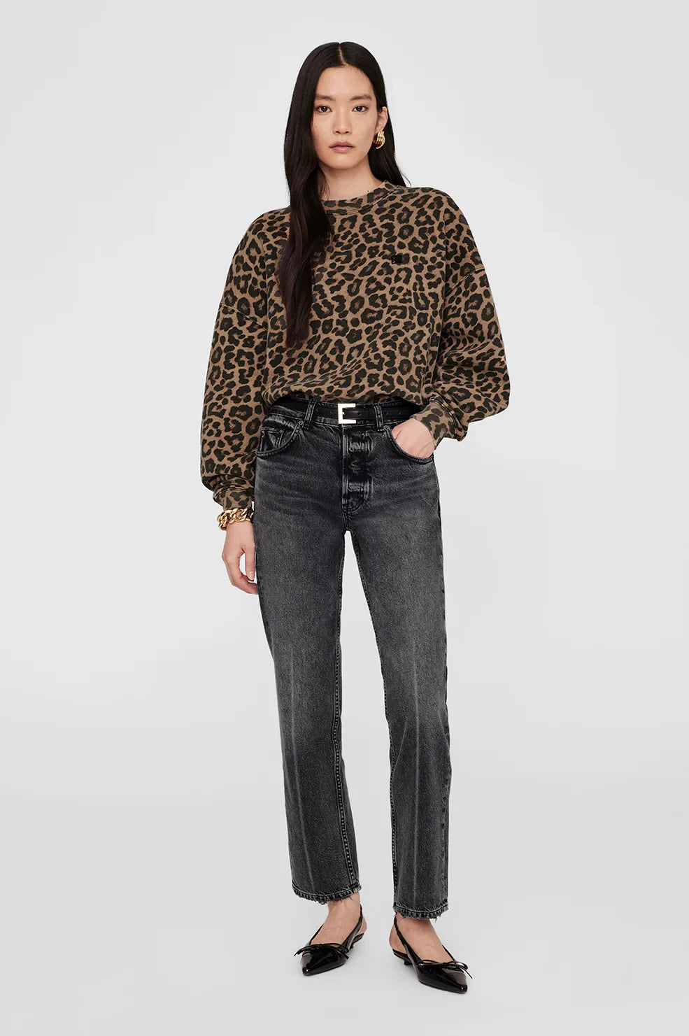 Miles Sweatshirt Leopard