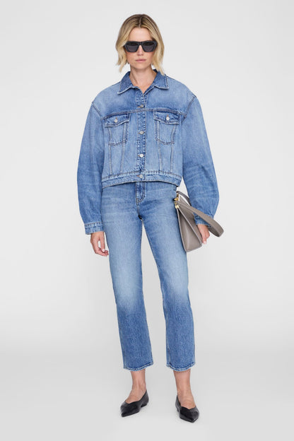 Anine Bing Quincy Jacket Cascade Blue