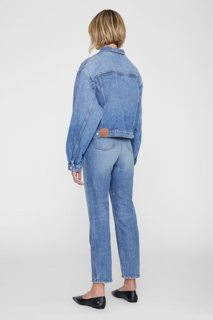 Anine Bing Quincy Jacket Cascade Blue