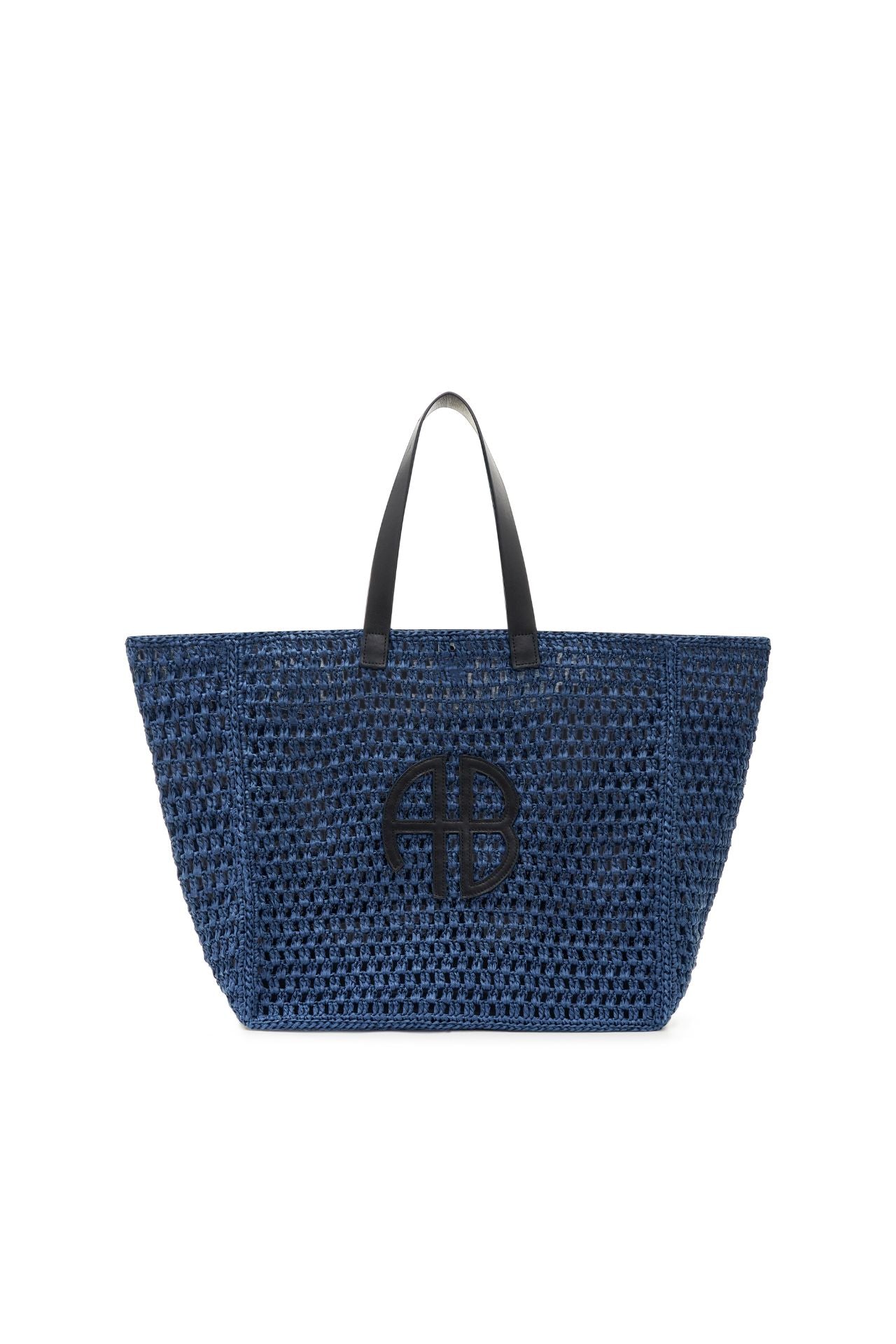 Anine Bing Large Rio Tote Marine Blue