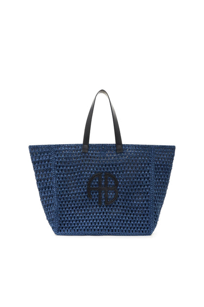 Anine Bing Large Rio Tote Marine Blue