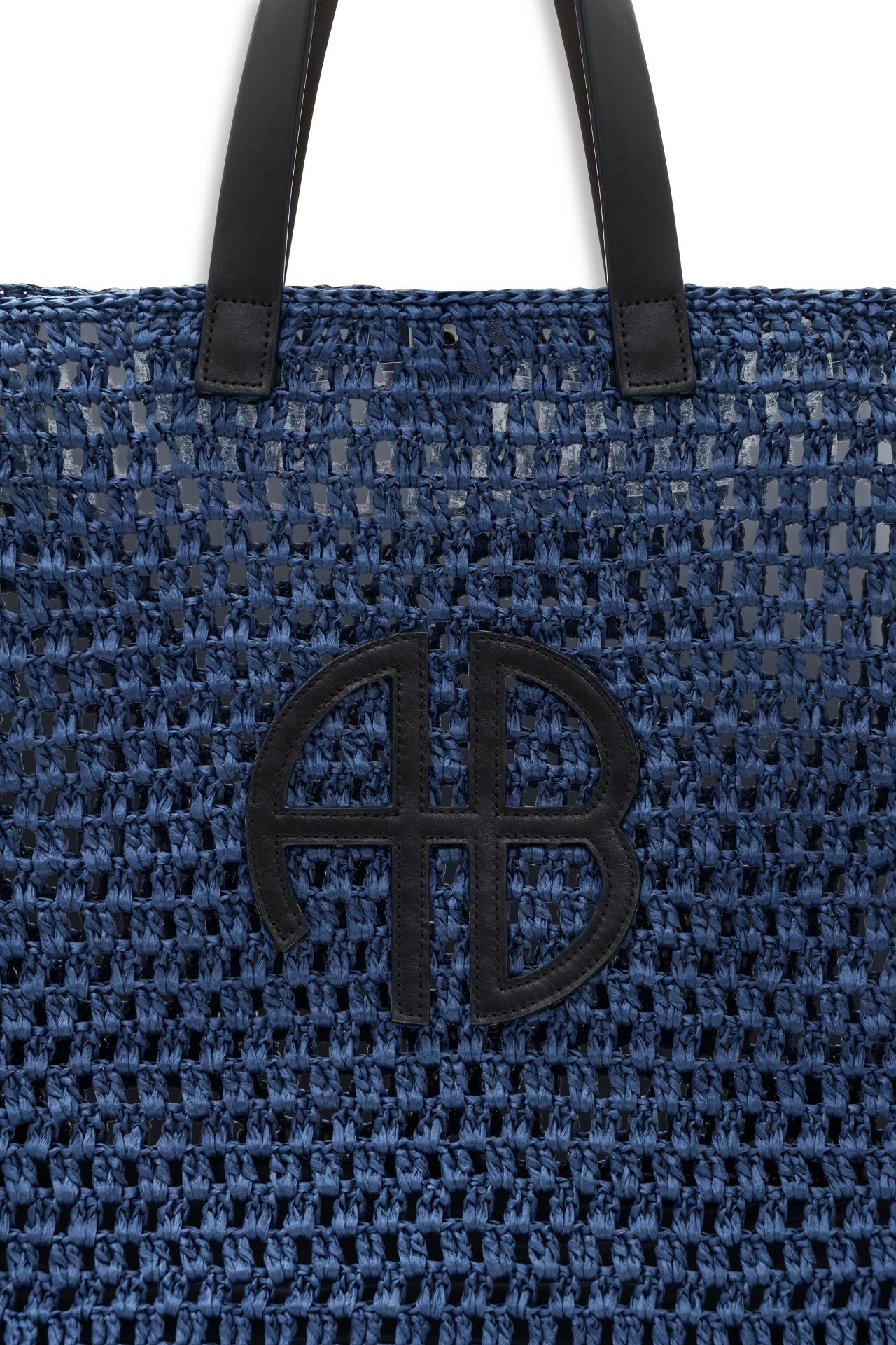 Anine Bing Large Rio Tote Marine Blue