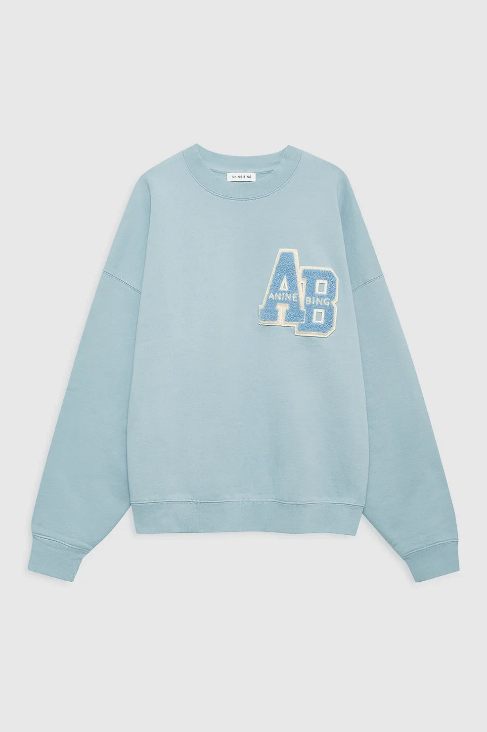 Anine Bing Miles Sweatshirt Pale Blue