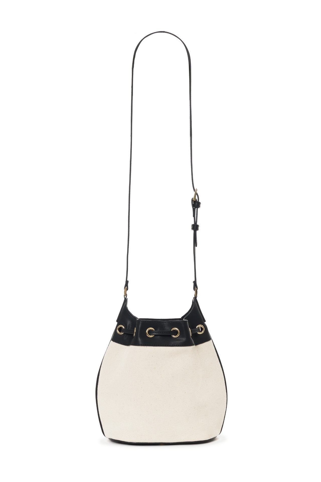 Mini Alana Bucket Bag Natural
