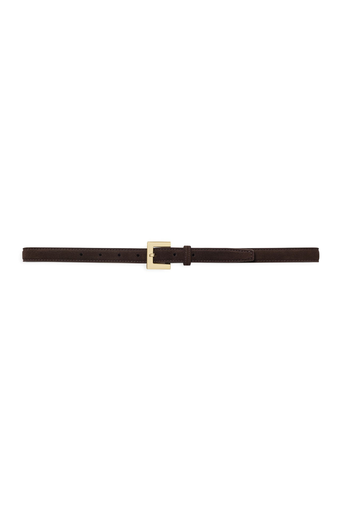Nicola Belt Dark Brown Suede