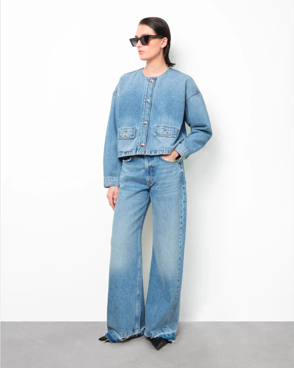 Blanche Jacket Caspian Blue