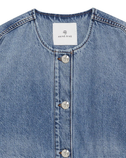 Blanche Jacket Caspian Blue