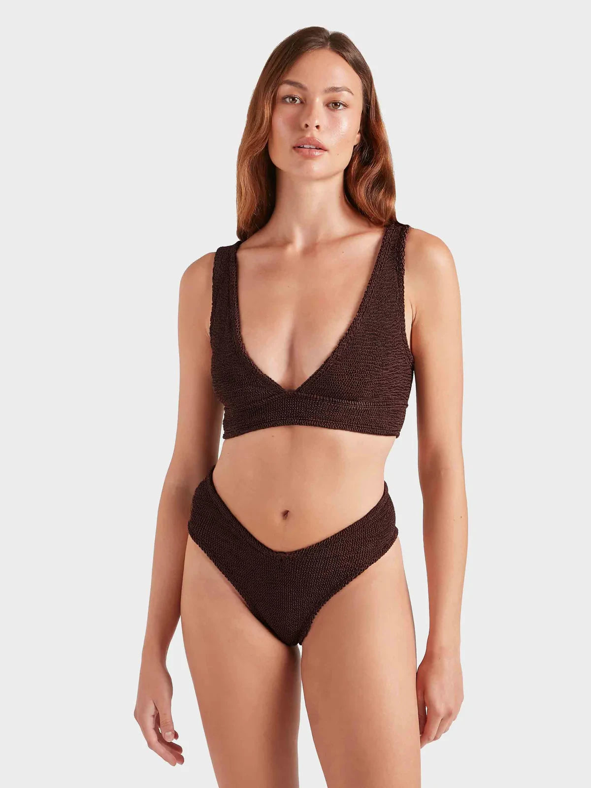 Angel Bikini Metallic Chocolate