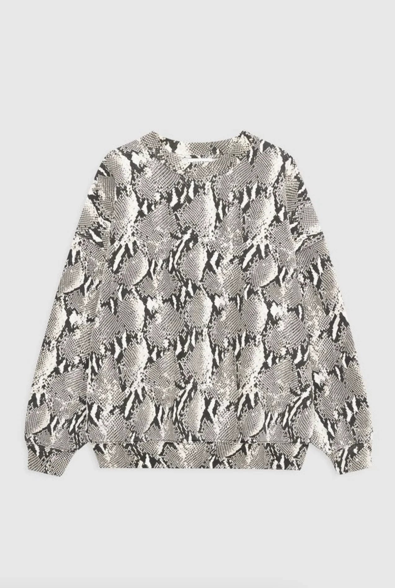 Miles Sweatshirt Washed Python
