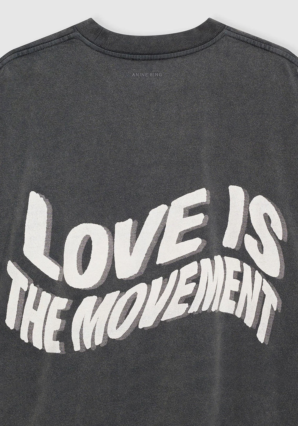 KENT TEE LOVE WASHED BLACK