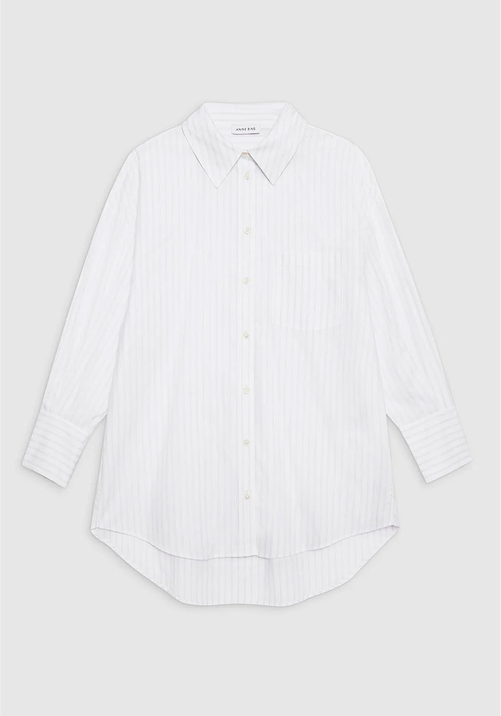 MIKA SHIRT BLACK AND WHITE STRIPE