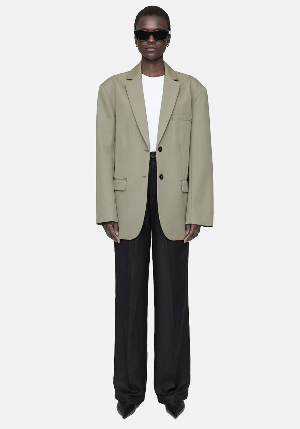 QUINN BLAZER GREEN KHAKI