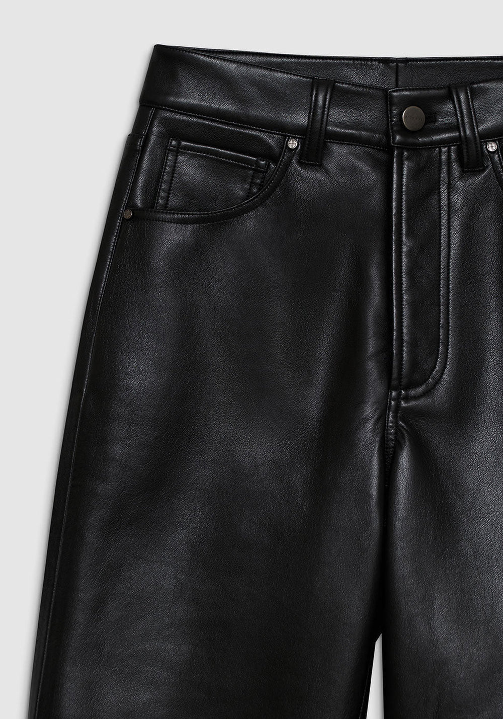 Pre-Order | ROY PANT BLACK RECYCLED LEATHER