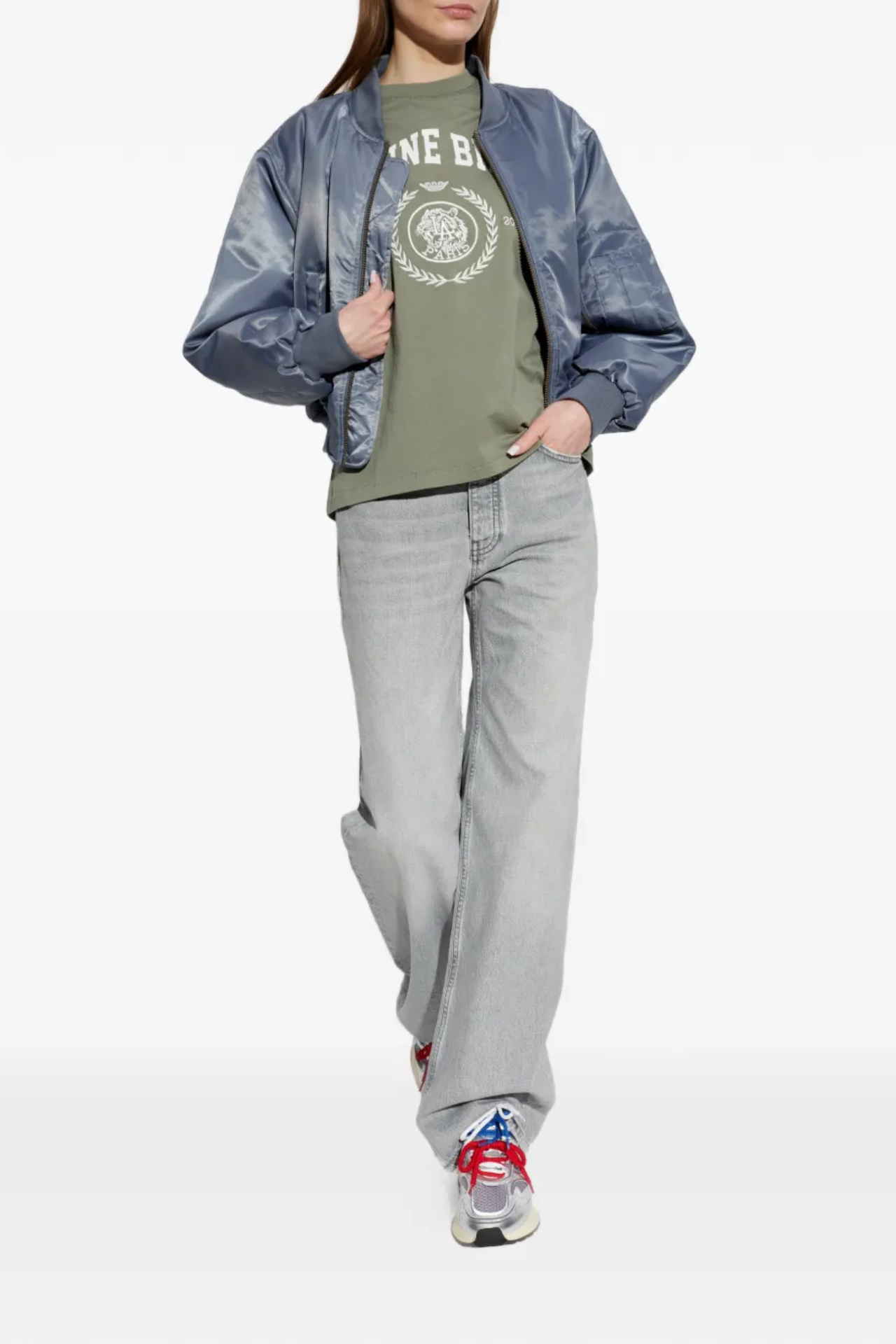 Jaylin Tee Collegiate Washed Sage