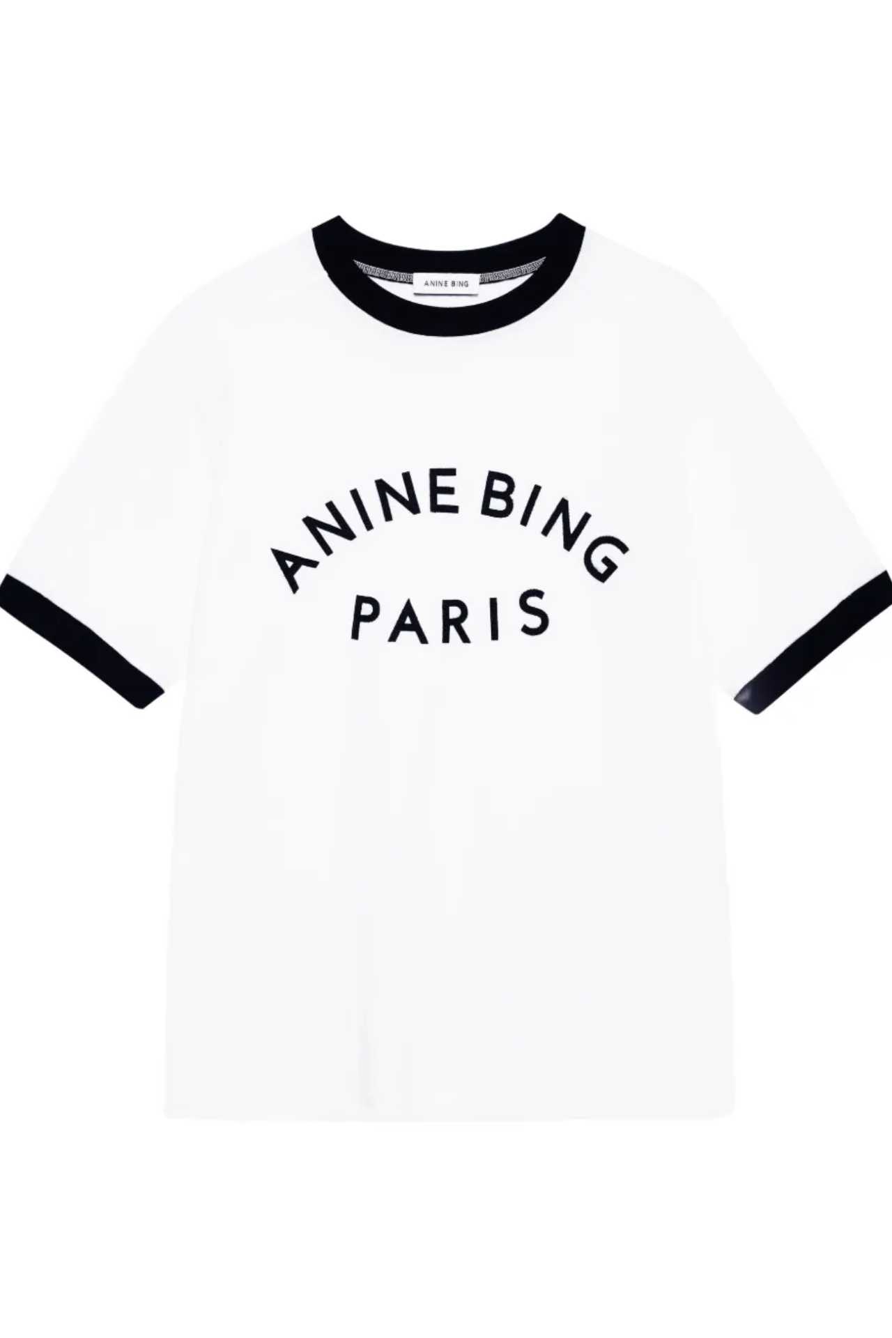 Anine Bing Jaylin Tee Paris Ivory