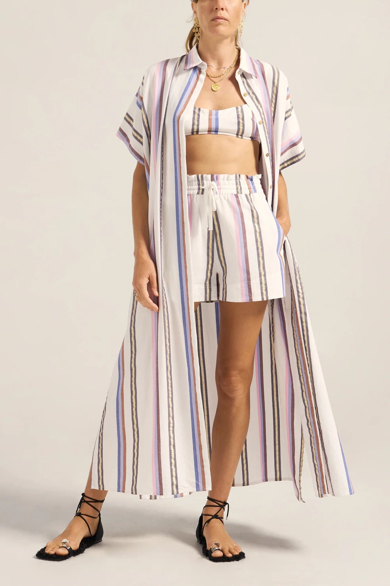 Apollo Caftan Thessa Stripe