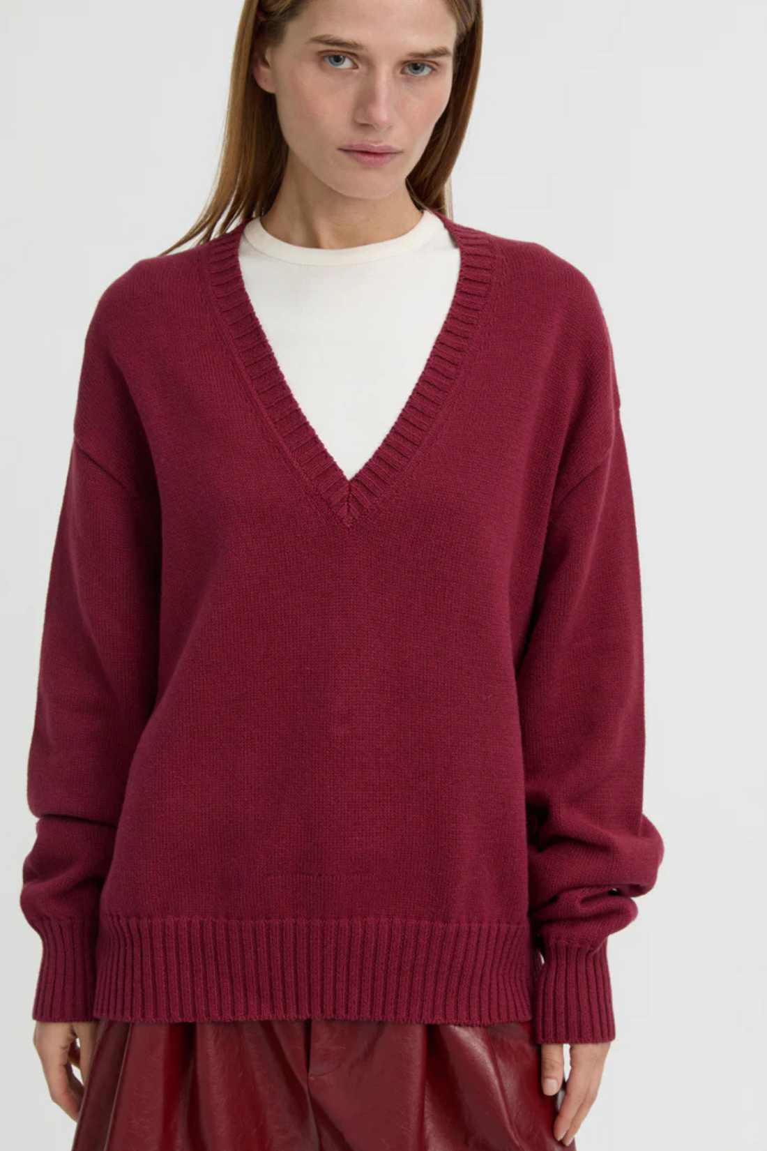 Elowen Sweater Burgundy