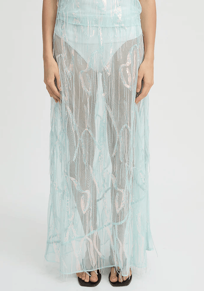 HAZEL SKIRT TURQUOISE