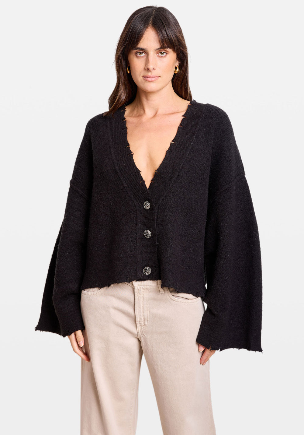 PEPA CARDIGAN BLACK