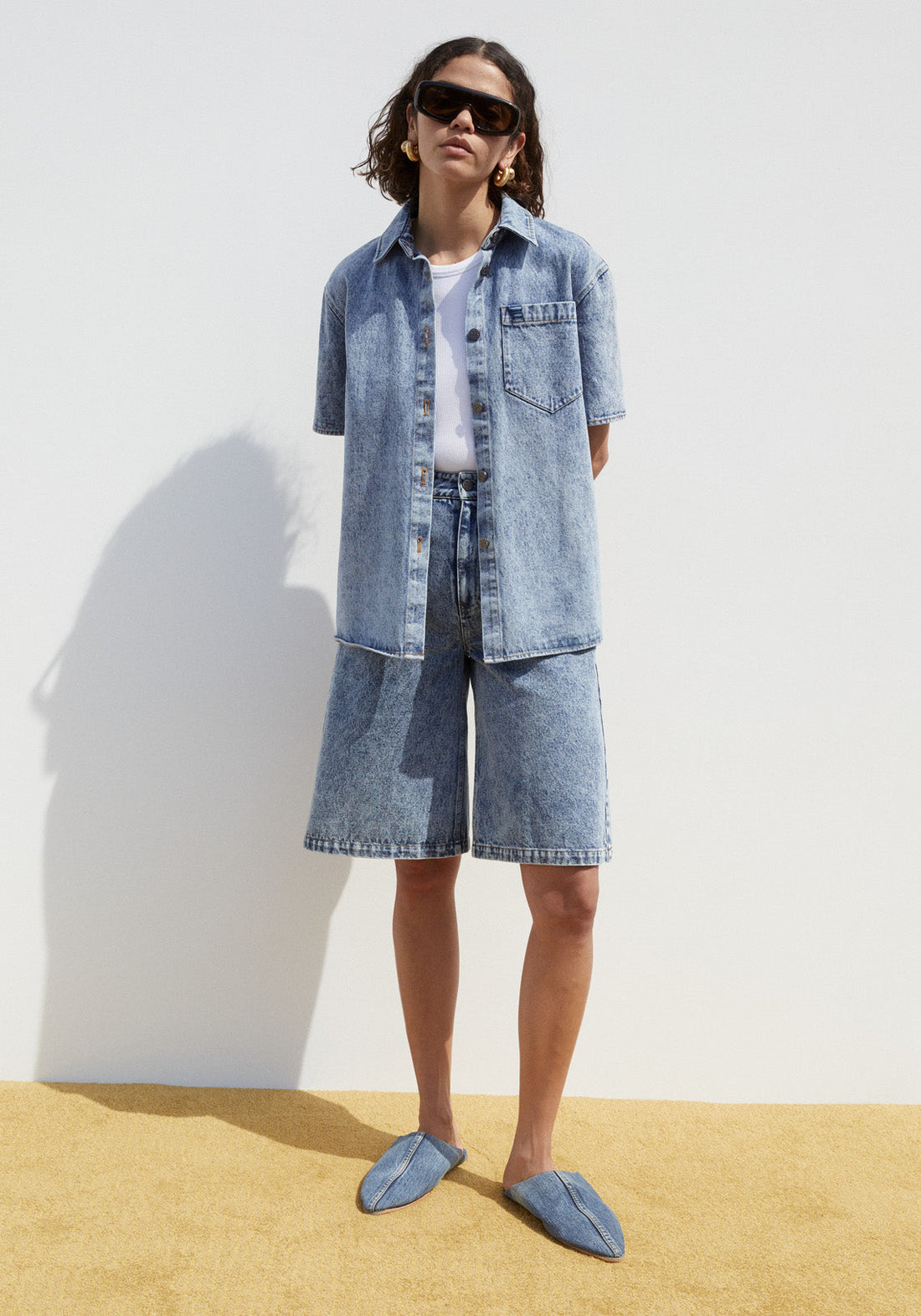 VELO SHORTS WASHED DENIM