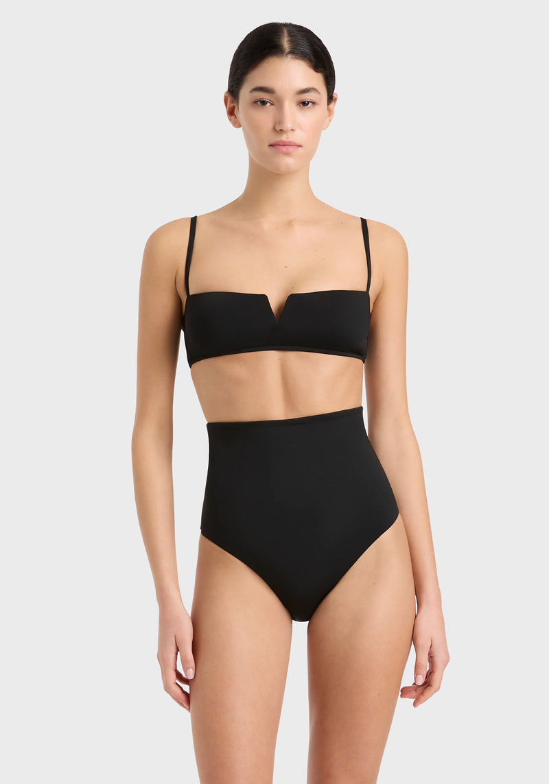 PARIS BIKINI TOP BLACK