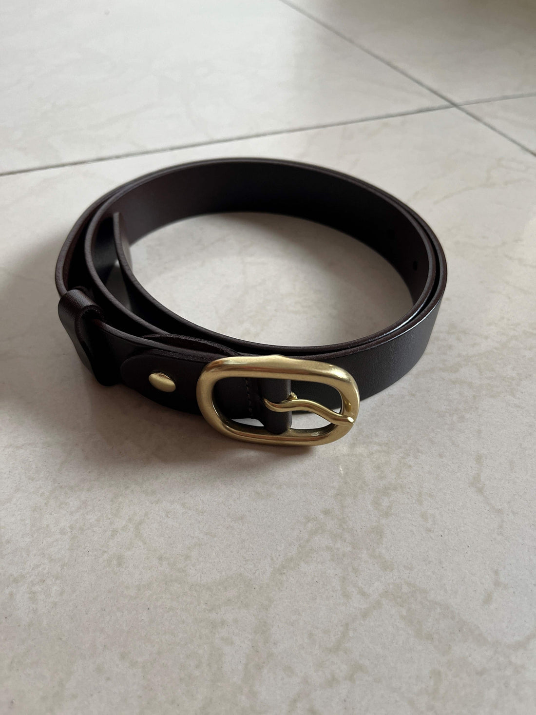 Uniform Belt Choc/ Gold