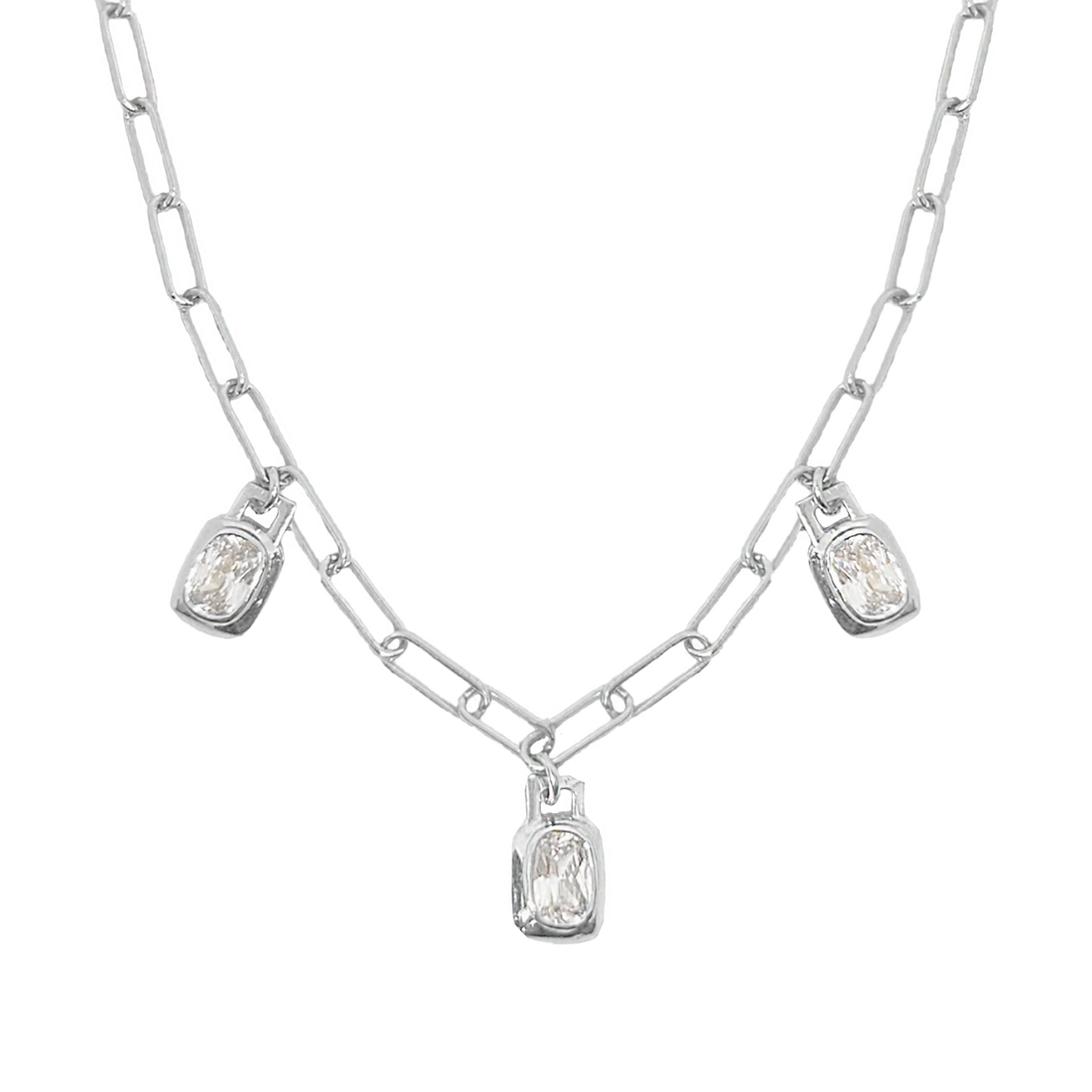 Angelica necklace silver