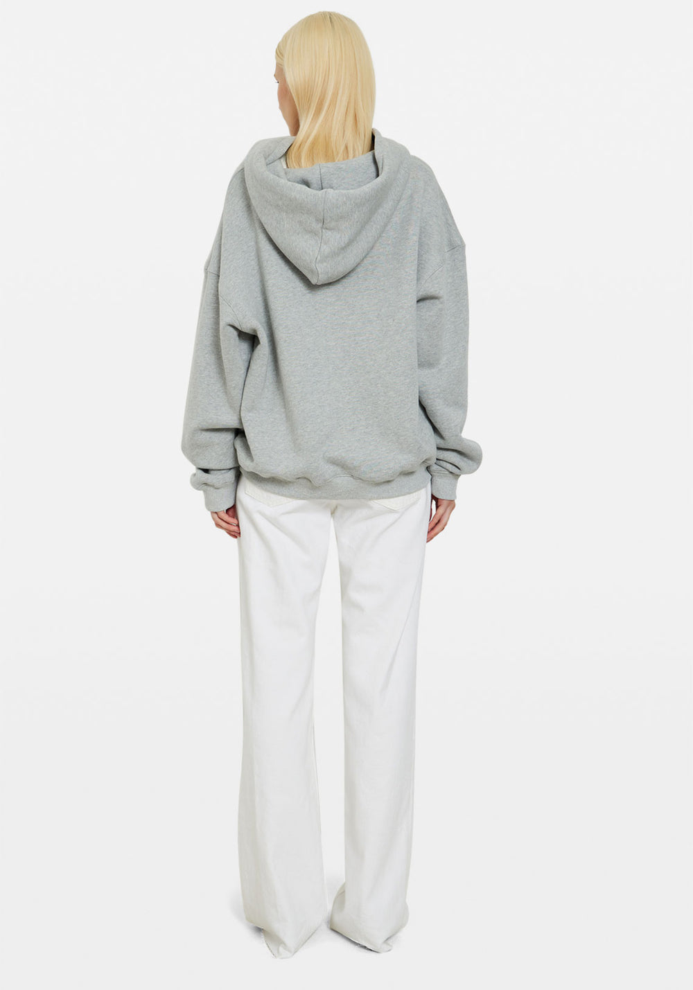 EMBROIDERED SWEATSHIRT GREY MARLE