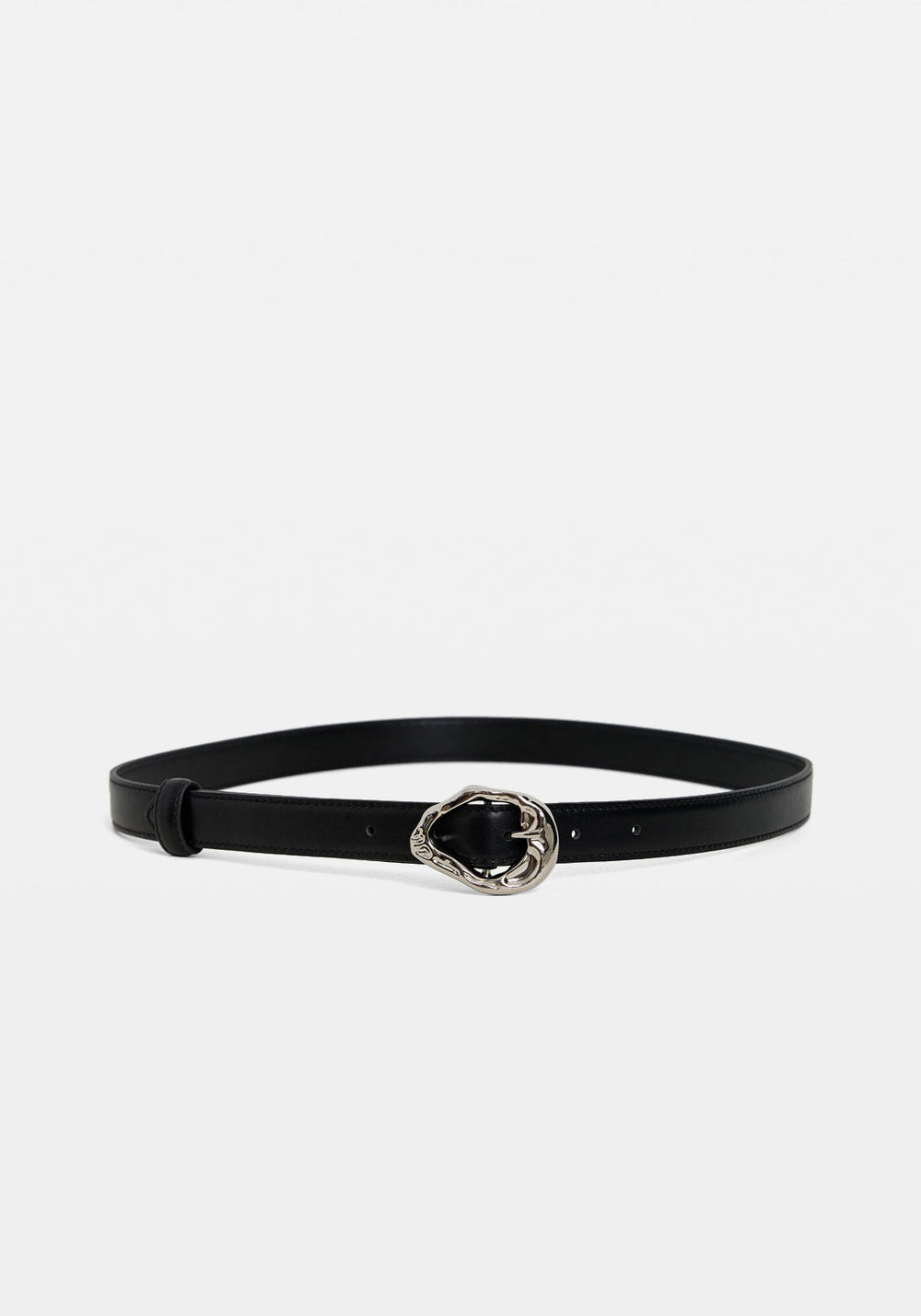 ORGANIC MINI BELT BLACK/SILVER