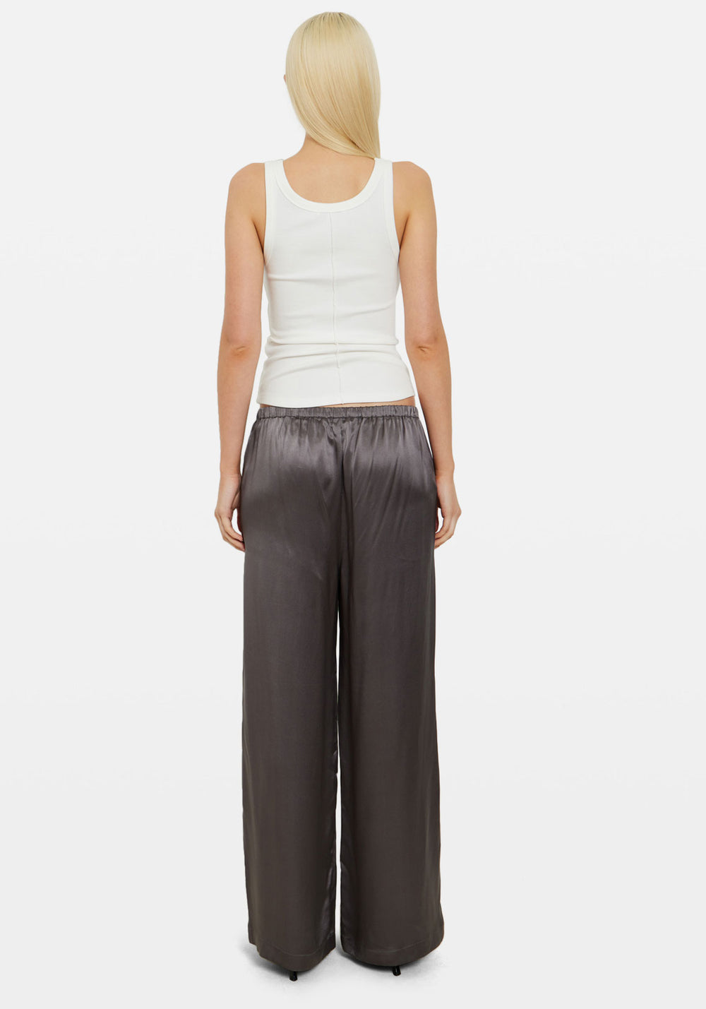 SILK PANT COAL