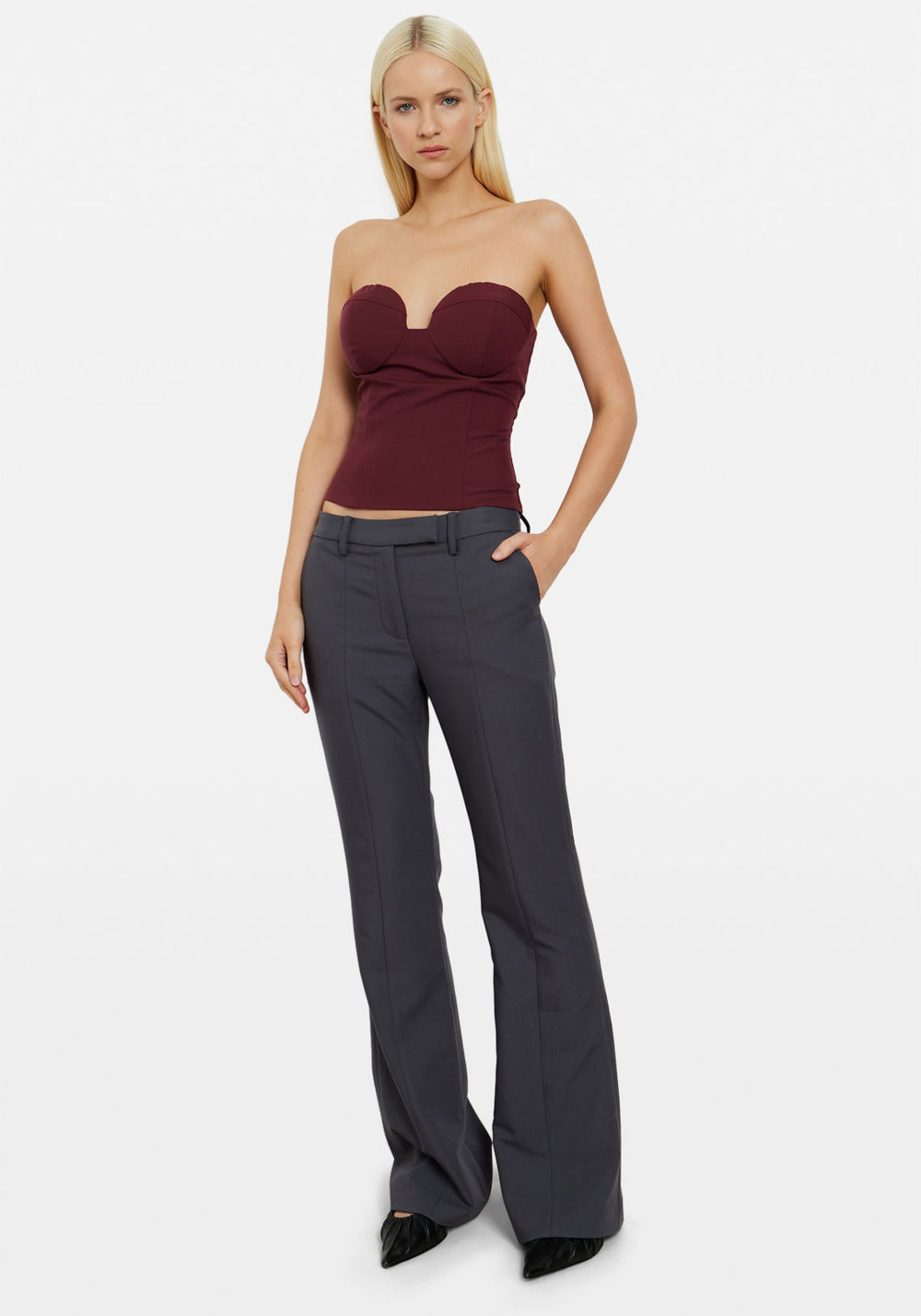 CHLOE CORSET TOP CHERRY