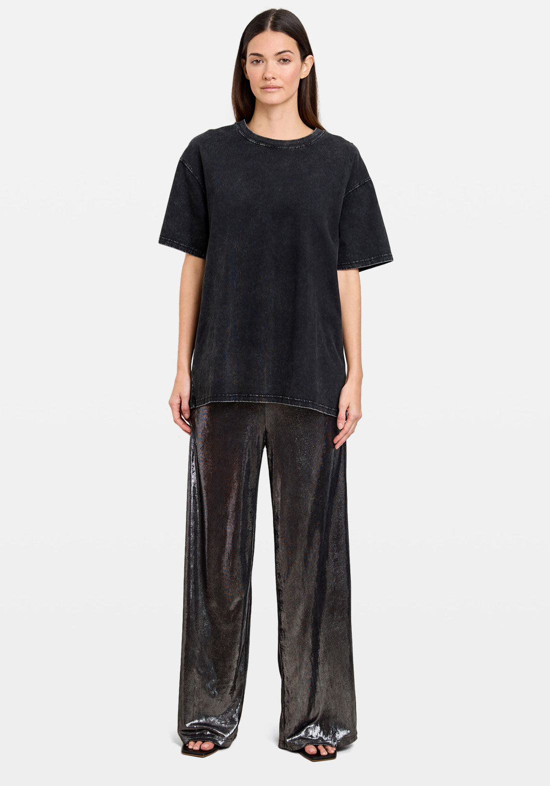 Washed Oversized Tee Black