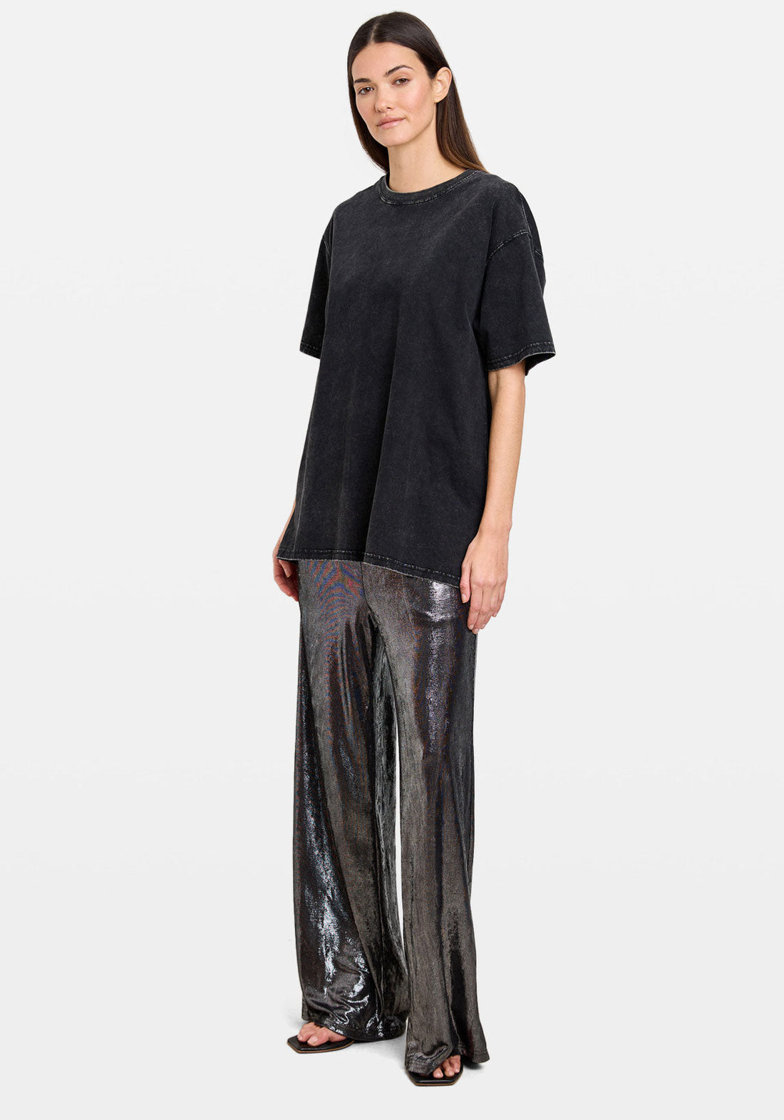 Washed Oversized Tee Black