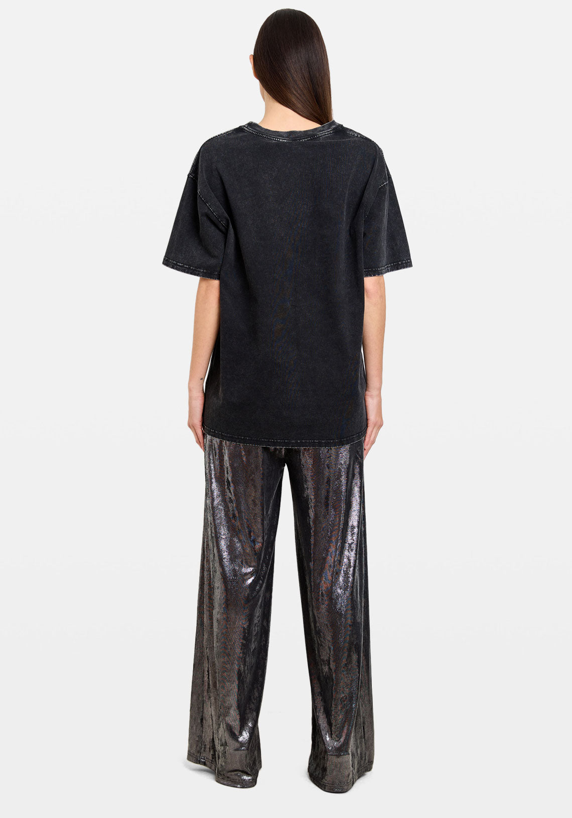 Washed Oversized Tee Black