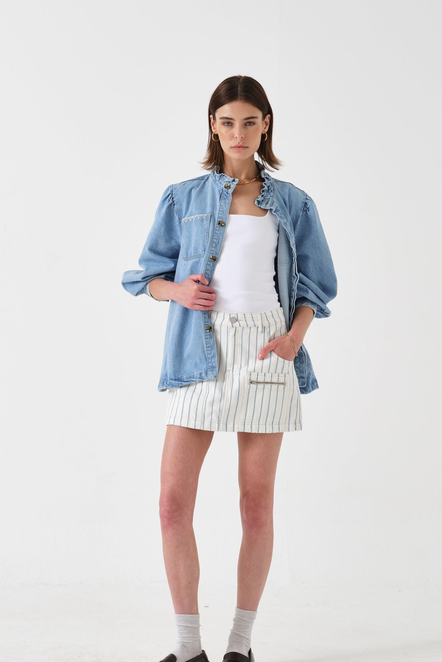 Seventy + Mochi Dana Jacket In Sunbleached