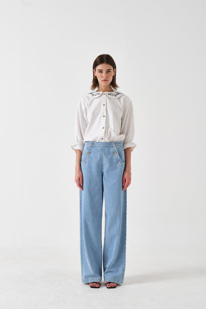 Seventy + Mochi Margot Jean In Sunbleached