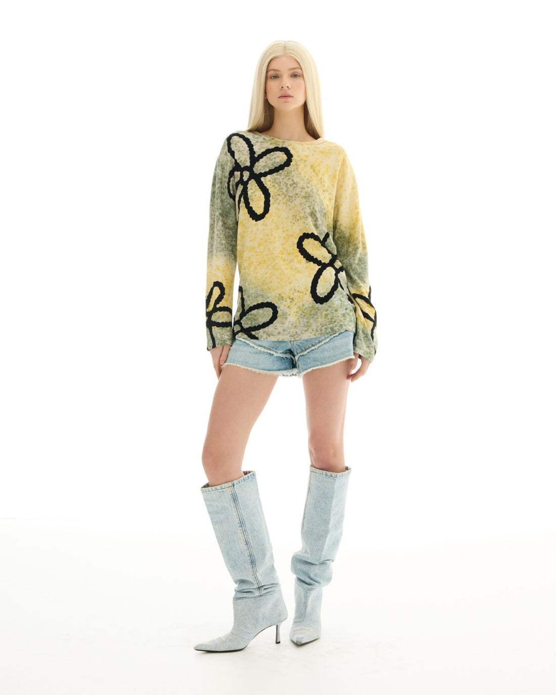 Hand Sprayed Hemp Top