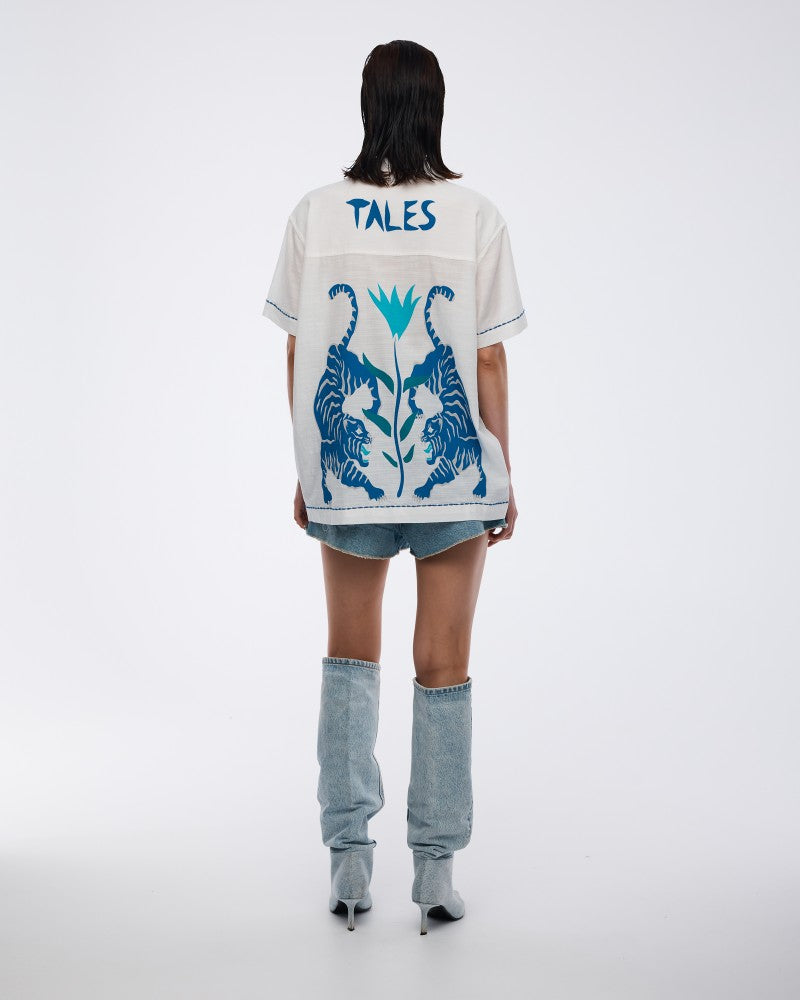 Crouching Tiger Cotton Shirt