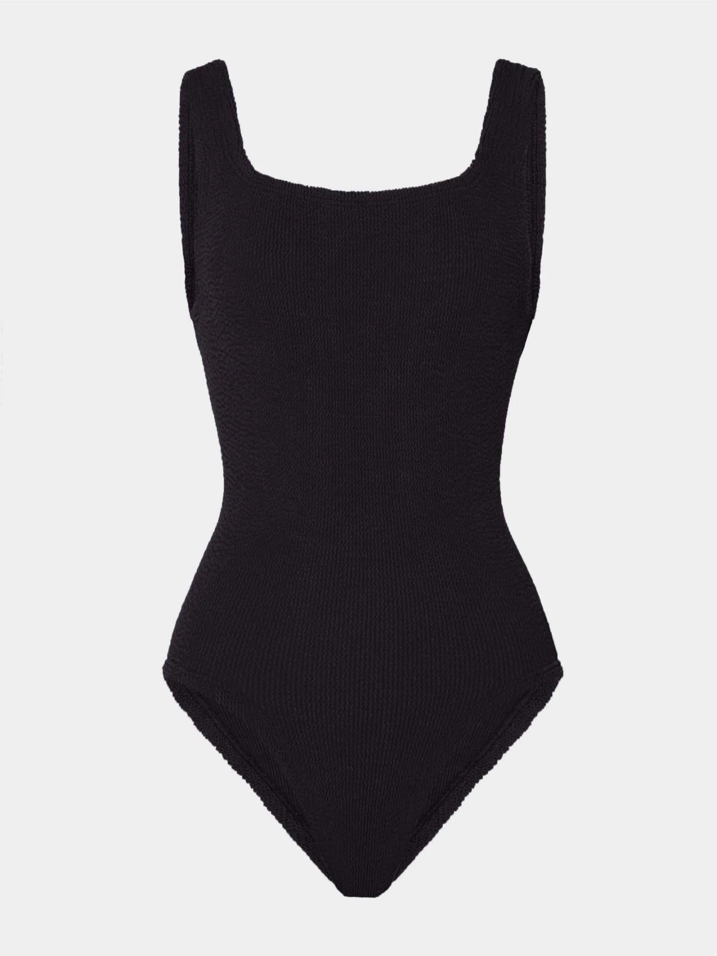 Hunza G Coverage Square Neck Swim Black