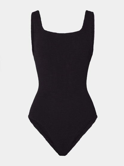Hunza G Coverage Square Neck Swim Black