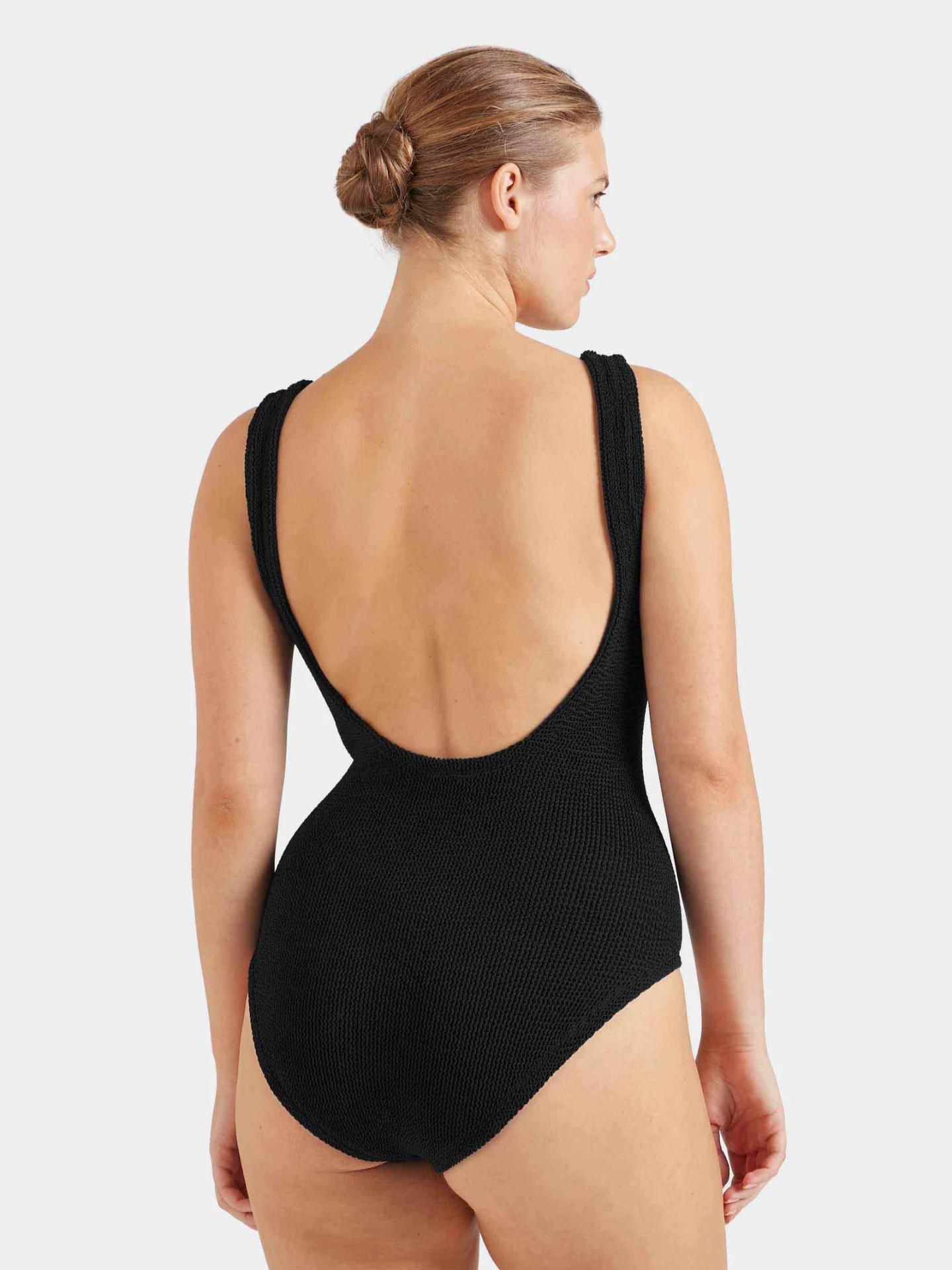 Hunza G Coverage Square Neck Swim Black